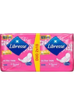 Гігієнічні прокладки Libresse Ultra Normal Soft, 20 шт